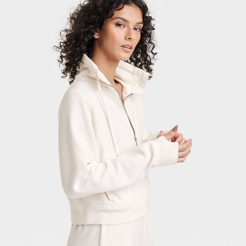 Women's Fleece Half Zip Pullover - All In Motion™, 6 of 13