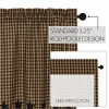 Black Star Scalloped Valance 16x72 - 4 of 4