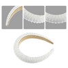 Unique Bargains Crystal Headband Rhinestone Hairband for Women 1.2 Inch Wide 1Pcs - 3 of 4