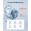VEVOR Reverse Osmosis System, 400 GPD 9-stage Reverse Osmosis Water Filter Replacement, RO Filter Cartridge for 24 Months, Reduces Lead, White - 4 of 4