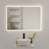 DOMETOUR 40 x 28 in. Rectangular Acrylic Framed Dimmable Anti-Fog LED Bathroom Vanity Mirror - 4 of 4