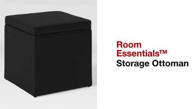 Storage Ottoman - Room Essentials™, 2 of 9, play video