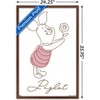 Trends International Disney Simple Moments Line Art - Piglet Framed Wall Poster Prints - 3 of 4