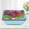Courtside Market Wildflowers  3-in-1 20 oz Soy Wax Candle with Decorative Art Lid - 2 of 4