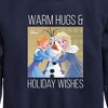 Boys' - Frozen 2 - Warm Hugs Holiday Wishes Graphic Long Sleeve Fleece Sweatshirt - 2 of 4