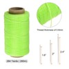 Unique Bargains Wear-Resistant Polyester Embroidery Waxed Thread with Needles - 2 of 4