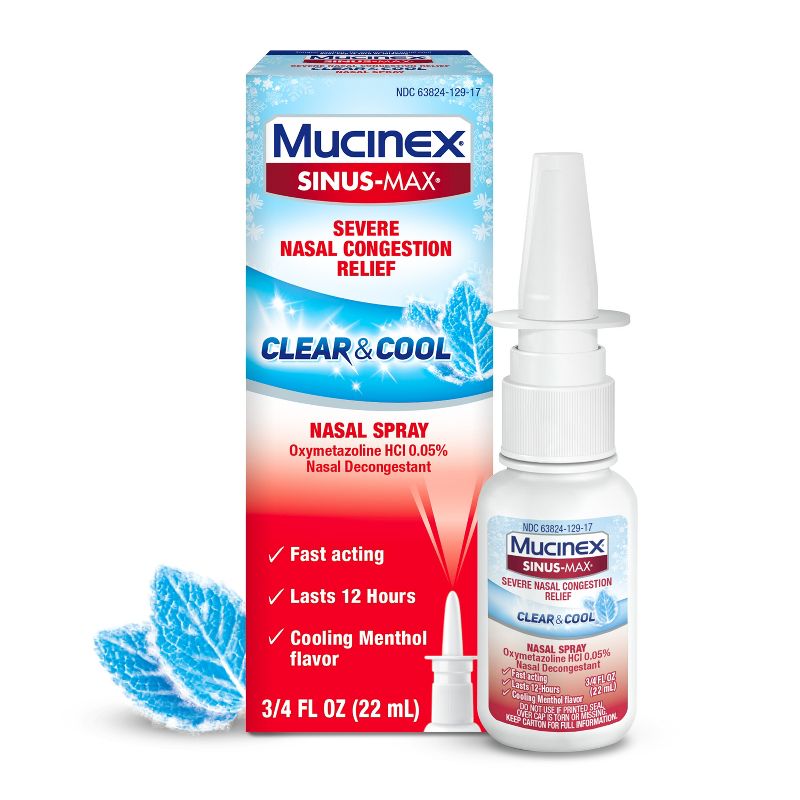 Mucinex Sinus Nasal Spray Decongestant- 0.75 oz, 1 of 15