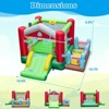 Safstar 4-in-1 Farm Themed Inflatable Bounce House with Slide Ball Pit &480 W  Blower - 2 of 4