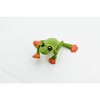 Collectible Wildlife Gifts | Orange Toed Frog  Adjustable Posable Plastic Toy Realistic Rainforest Figure Model Replica Kids  Gift  2" F058 B193 - 4 of 4