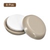 Unique Bargains Plastic Self-adhesive Smooth Round Carpeted Tile Vinyl Furniture Sliding Pad - 3 of 4