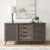 Alvita Boho Slatted Siding Door Sideboard - Saracina Home - 4 of 4