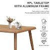 PURPLE LEAF Outdoor Dining Set All-Weather Wicker Outdoor Patio Furniture with Table All Aluminum Frame for Lawn Garden Backyard Deck with Cushions - 2 of 4