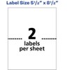 Avery (R) Ultrahold(R) Half Sheet Shipping Address Labels, Pack of 500 - 2 of 4