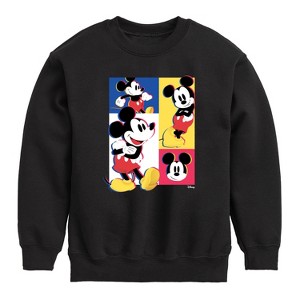 Boys' - Disney - Mickey Pose Graphic Long Sleeve Fleece Sweatshirt - 1 of 4