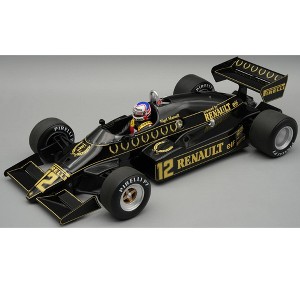 Lotus 94T #12 "John Player Special Team Lotus" F1 "British GP" (1983) with Display Case and Figure 1/18 Model Car by Tecnomodel - 1 of 3