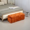 NicBex Storage Ottoman Bench for Bedroom,Velvet Storage Bench with Safety Hinges,Ottoman for Living Room,Bedroom,Entryway - 2 of 4