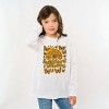 The Juniper Shop Anything Is Possible Daisies Youth Long Sleeve Tee - L - White - 3 of 4