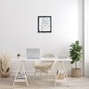 Stupell Industries Blue Line Abstraction Black Floater Framed Canvas Wall Art - 2 of 4