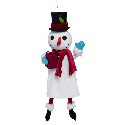 Transpac Artificial 20 in. White Christmas Dancing Character