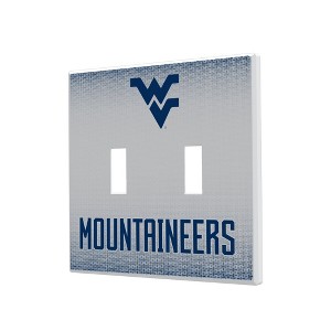 NCAA Big 12 Universities Linen Hidden-Screw Light Switch Plate for Double Toggle - 1 of 4