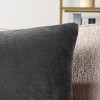 PAVILIA Set of 2 Throw Pillow Covers, Decorative Velvet Square Cushion Cases for Bed Sofa Couch Bedroom Living Room - 3 of 4