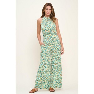 WEST K Women's Nina Halter Neck Jumpsuit - 1 of 4