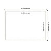 Amanti Art Lucie Black Framed Dry Erase Magnetic Board - 3 of 4