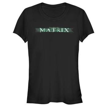 Juniors Womens The Matrix Movie Logo T-shirt : Target
