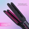 JOHN FRIEDA Dual Plate Ceramic Flat Iron – Fast Heat-Up, Auto Shut-Off, 360° Swivel Cord, Non-Damaging Straightener for Smooth, Silky Hair - 3 of 4