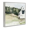 Stupell Industries Quiet Countryside Farmhouse Cottage Green Pasture Framed Giclee Art, Gray, 14" x 11" - 2 of 4