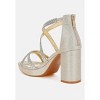 Infatuated Rhinestones Embellished Strappy Sandals Women - 3 of 4