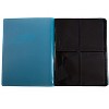 Monster 4-Pocket Trading Card Album - 20 Side-Loading Theft-Deterrent Padded Pages - Holds 160 Yu-Gi-Oh, MTG, Pokémon & Sports Cards - Holofoil Aqua - 4 of 4
