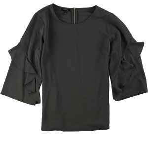 Alfani Womens Zip-Back Ruffled Blouse - 1 of 1