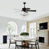 Gulches 52'' Crystal Shade Ceiling Fan Lamp - 2 of 4