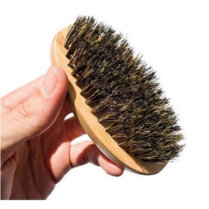 Kitcheniva Men's Boar Hair Beard Brush With Soft Bristle - 1 of 4
