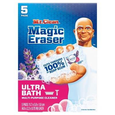 Mr. Clean Magic Eraser Ultra Bath Multi-purpose Cleaner - 5ct : Target