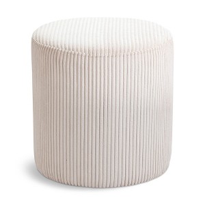 Meridian Furniture,Roy Microsuede Fabric Ottoman/Stool - 1 of 4