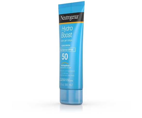 Buy Neutrogena Hydro Boost Gel Moisturizing Sunscreen Lotion Spf 50 3 Fl Oz Online At