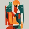 Men's Design By Humans Cat Cat Cat By radiomode T-Shirt - 2 of 3