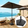 Outsunny Patio Umbrella Base Holder Outdoor Umbrella Stand, Filled Up to 42lbs with Stand or 33lbs with Water for Garden Poolside - 3 of 4