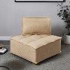 31.5" Ottoman Chair Armless Chairs For Small Spaces,Upholstered Deep Seat Armless Accent Single Lazy Sofa Lounge Armless Chair-Maison Boucle - 2 of 4