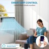 6000BTU Window Air Conditioner U-Shaped, Window ac Air Units U Shaped Cools Up to 250sq. ft., Open Window Flexibility, Sleep Mode, Ultra Quiet - 3 of 4