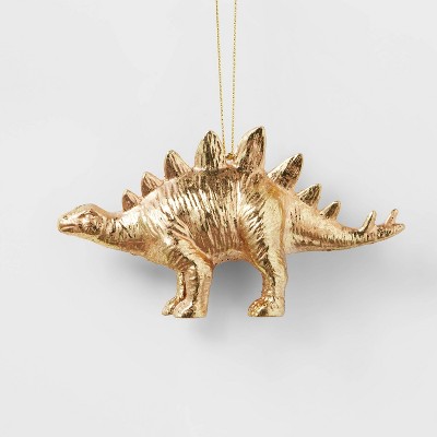Stegosaurus Christmas Tree Ornament Gold Foil - Wondershop™