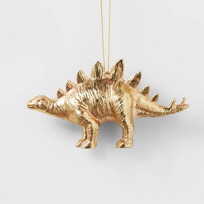 Stegosaurus Christmas Tree Ornament Gold Foil - Wondershop™