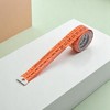 Unique Bargains Measuring Tape 1.5M Push-Button Plastic Case Tape Measure +/-5% Accuracy Fiberglass 1.57"x1.57"x0.39" 1 Pcs - 2 of 3