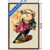 Trends International Floral Portrait of Woman Framed Wall Poster Prints - 3 of 4