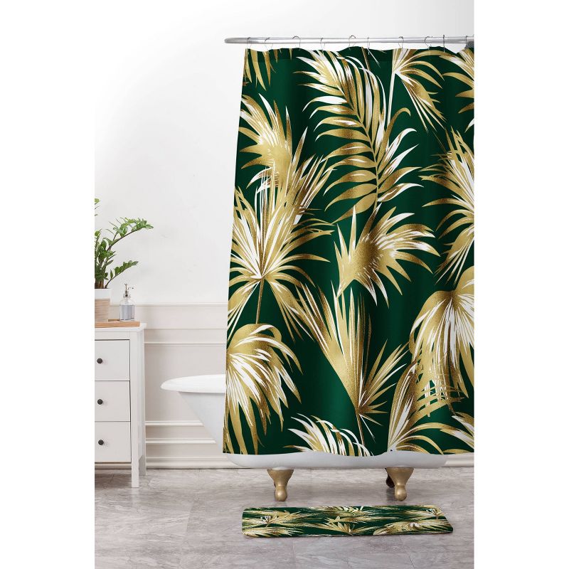 Marta Barragan Camarasa Golden Palms Bath Mat Golden - Deny Designs, 3 of 6