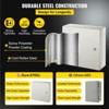 VEVOR NEMA Steel Enclosure, 16 x 16 x 6'' NEMA 4X Steel Electrical Box, IP66 Waterproof & Dustproof, with Mounting Plate, Gray-white - 4 of 4