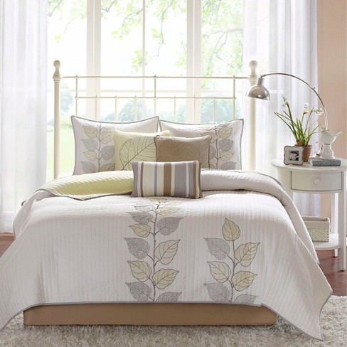 Yellow Marissa Quilted Coverlet Set King 6pc Target