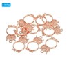 Unique Bargains DIY Crafts Earrings Necklace Bracelet Making Alloy Open Back Owl Bezel Pendants 10 Pcs - 3 of 4
